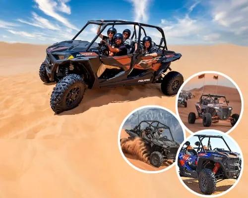 Desert buggy photo stop Dubai